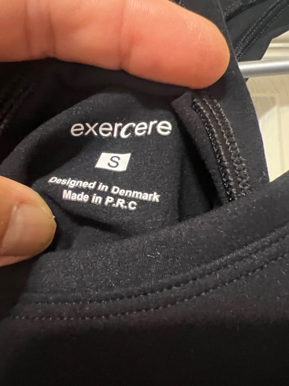 Exercere Black Racerback Performance Tank Top - Picture 5 of 5